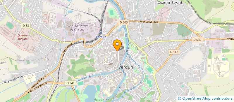 localisation de l'entreprise MONSIEUR RAPHAEL LEBRUN  VERDUN