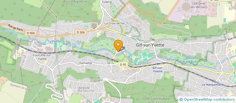 localisation de l'entreprise MONSIEUR RAPHAEL LECLERCQ  GIF-SUR-YVETTE