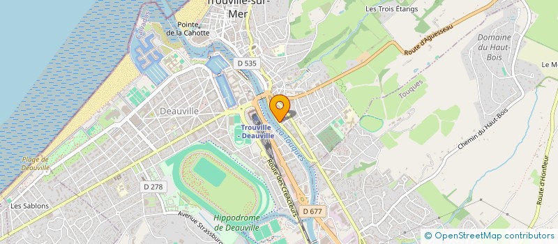 localisation de l'entreprise MONSIEUR RAPHAEL LEDRANS  TROUVILLE-SUR-MER