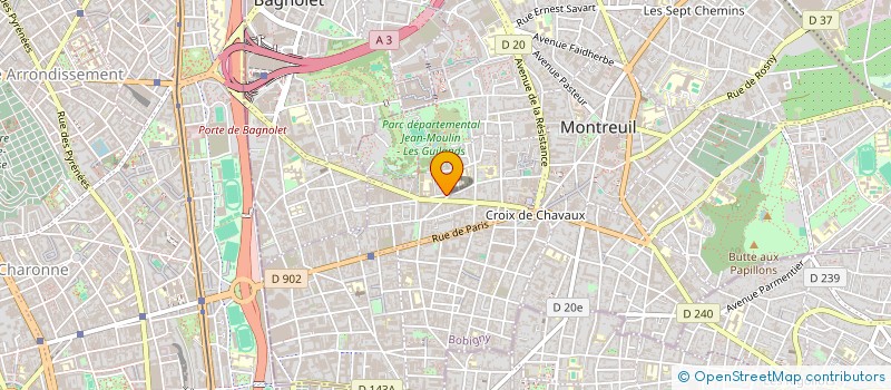 localisation de l'entreprise MONSIEUR RAPHAEL LEFEUVRE à MONTREUIL