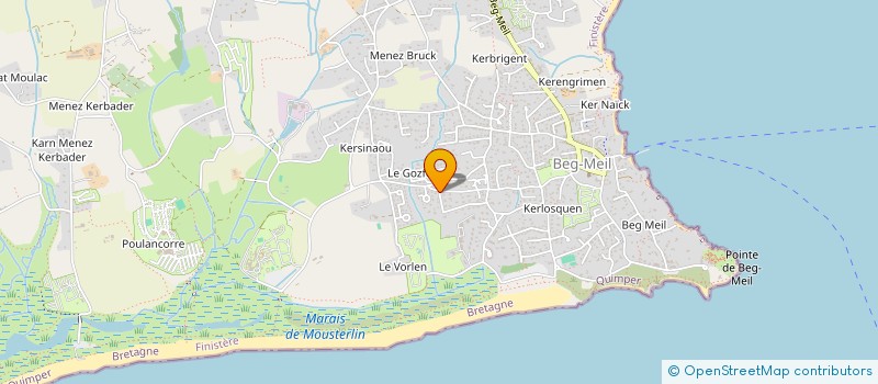 localisation de l'entreprise MONSIEUR RAPHAEL LEFEVRE  FOUESNANT