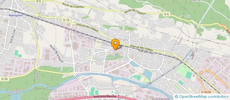 localisation de l'entreprise MONSIEUR RAPHAEL LEITAO  THYEZ