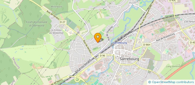 localisation de l'entreprise MONSIEUR RAPHAEL LEITZ à SARREBOURG