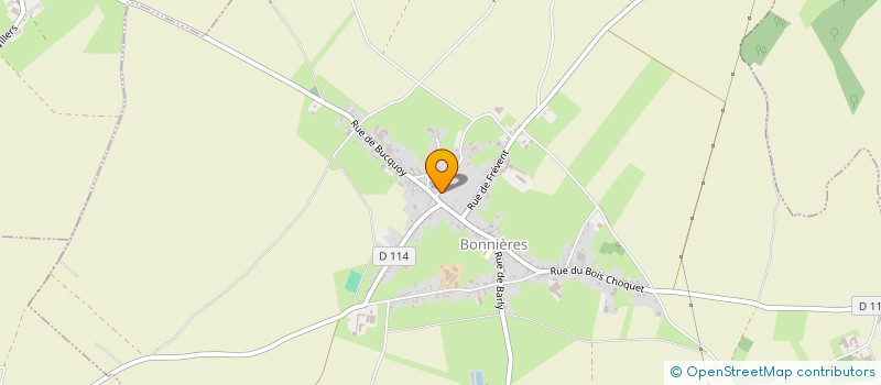 localisation de l'entreprise MONSIEUR RAPHAEL LEMOINE  BONNIERES