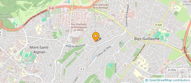 localisation de l'entreprise MONSIEUR RAPHAEL LEMONNIER  MONT-SAINT-AIGNAN