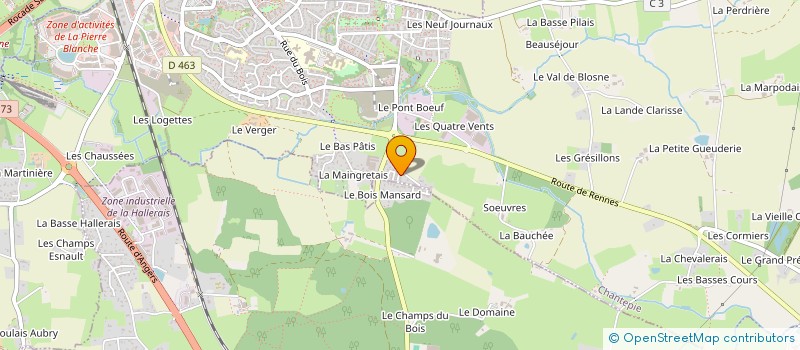 localisation de l'entreprise MONSIEUR RAPHAEL LEPEROU à CHANTEPIE