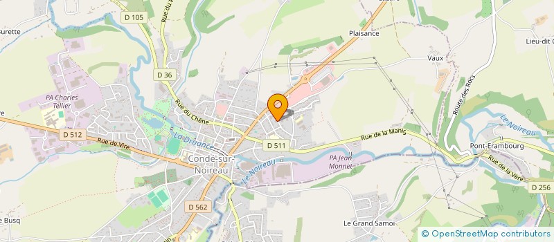 localisation de l'entreprise MONSIEUR RAPHAEL LEPRAT  CONDE-EN-NORMANDIE