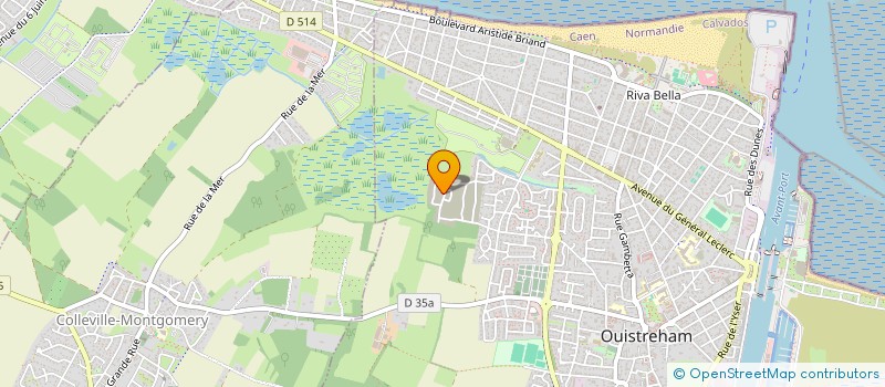 localisation de l'entreprise MONSIEUR RAPHAEL LEPRETTRE  OUISTREHAM