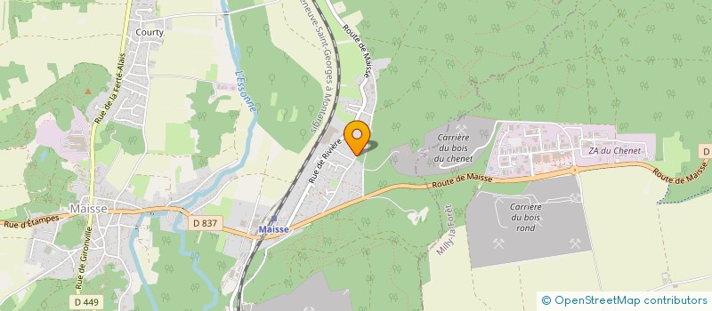 localisation de l'entreprise MONSIEUR RAPHAEL LEROUGE  MAISSE