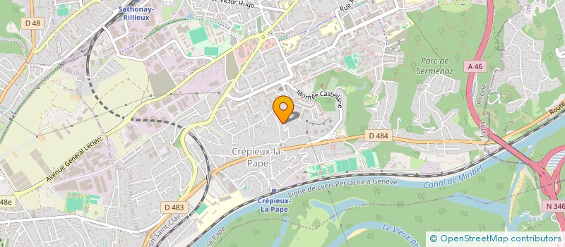 localisation de l'entreprise MONSIEUR RAPHAEL LESCAILLE  LYON