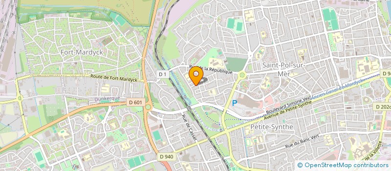 localisation de l'entreprise MONSIEUR RAPHAEL LESPILETTE à DUNKERQUE