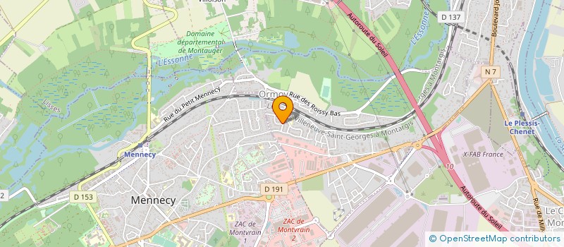 localisation de l'entreprise MONSIEUR RAPHAEL LETAILLEUR  ORMOY