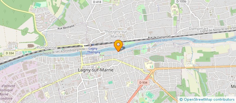 localisation de l'entreprise MONSIEUR RAPHAEL LHERNAULT  LAGNY-SUR-MARNE