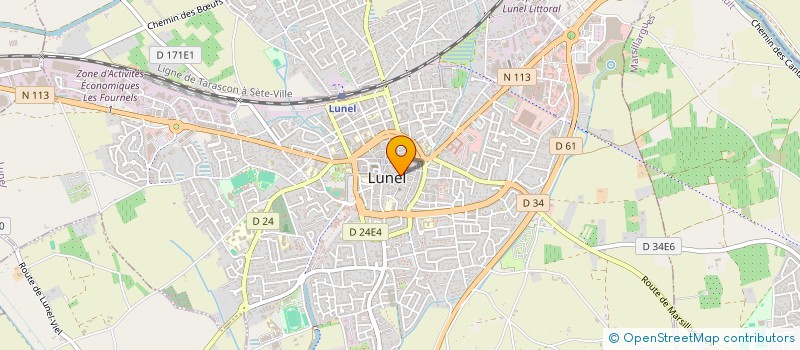 localisation de l'entreprise MONSIEUR RAPHAEL LIBAULT  LUNEL