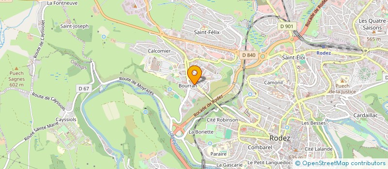 localisation de l'entreprise MONSIEUR RAPHAEL LINKS  RODEZ