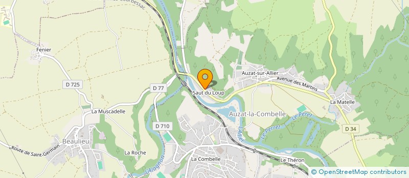 localisation de l'entreprise MONSIEUR RAPHAEL LLORCA  AUZAT-LA-COMBELLE