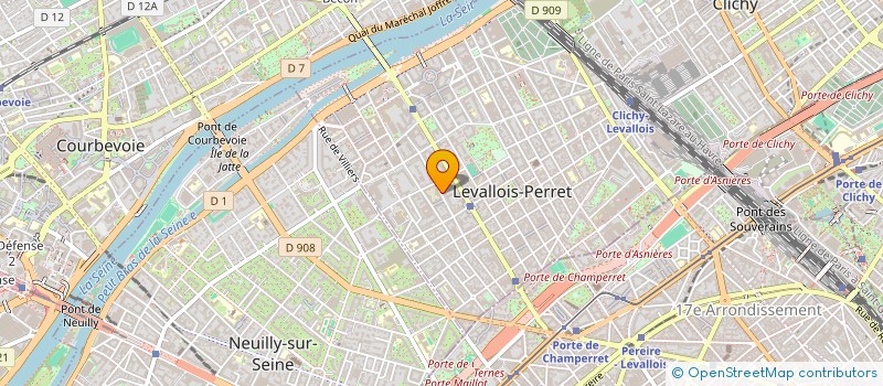 localisation de l'entreprise MONSIEUR RAPHAEL LOISELEUR à LEVALLOIS-PERRET
