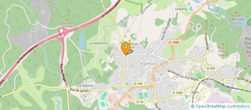 localisation de l'entreprise MONSIEUR RAPHAEL LONGIS MCMILLAN  EGLETONS