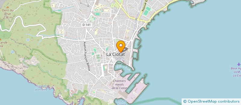 localisation de l'entreprise MONSIEUR RAPHAEL LOPEZ  LA CIOTAT