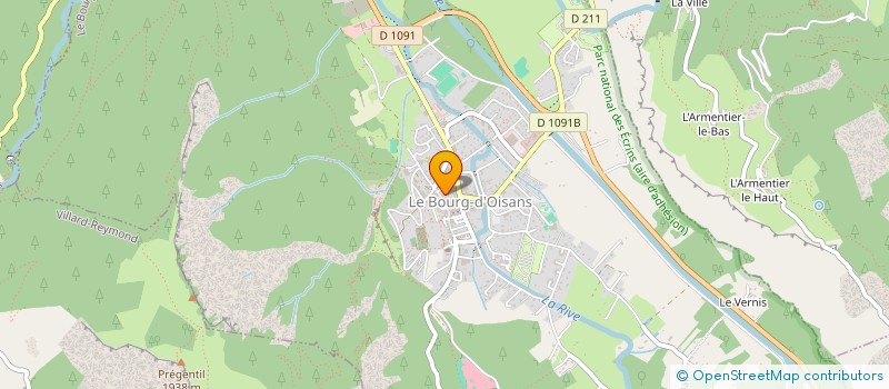 localisation de l'entreprise MONSIEUR RAPHAEL LOPEZ SIGURA  LE BOURG-D'OISANS