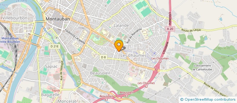 localisation de l'entreprise MONSIEUR RAPHAEL LOSADA  MONTAUBAN