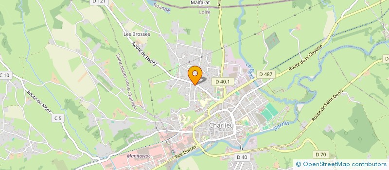 localisation de l'entreprise MONSIEUR RAPHAEL LUIS  CHARLIEU