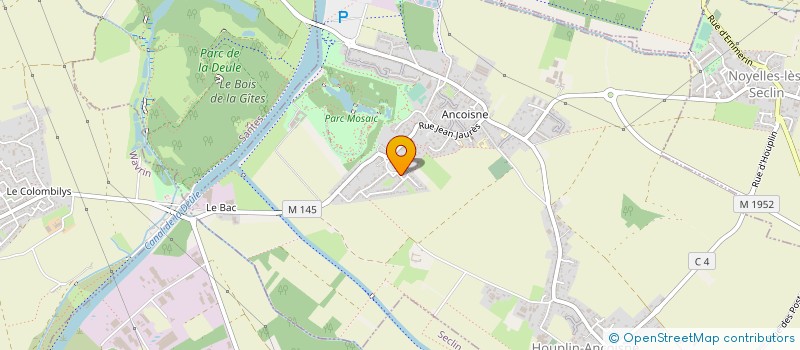 localisation de l'entreprise MONSIEUR RAPHAEL MADDELEIN  HOUPLIN-ANCOISNE