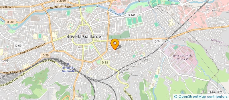 localisation de l'entreprise MONSIEUR RAPHAEL MAIRE  BRIVE-LA-GAILLARDE