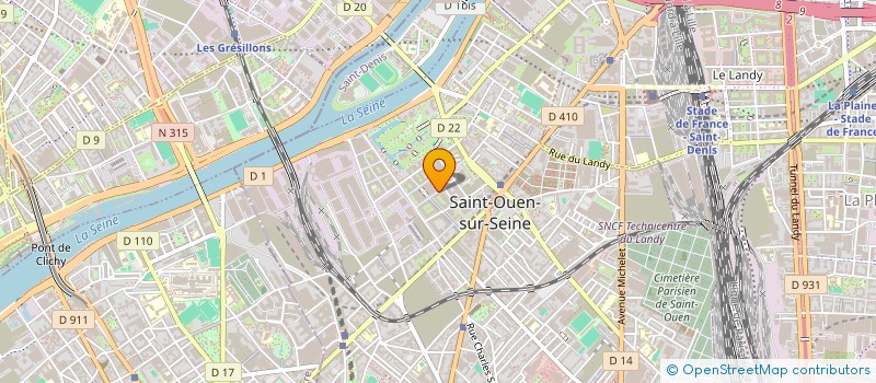 localisation de l'entreprise MONSIEUR RAPHAEL MANCUSO à SAINT-OUEN-SUR-SEINE