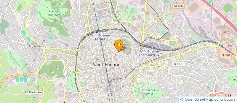 localisation de l'entreprise MONSIEUR RAPHAEL MANDON  SAINT-ETIENNE