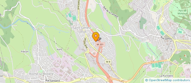 localisation de l'entreprise MONSIEUR RAPHAEL MANGIN  SAINT GENEST LERPT