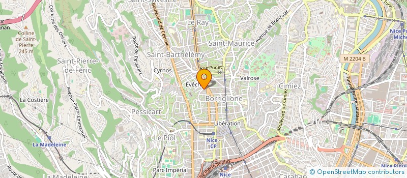 localisation de l'entreprise MONSIEUR RAPHAEL MANIER à NICE