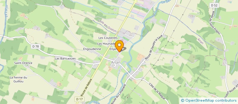 localisation de l'entreprise MONSIEUR RAPHAEL MANNONI  ANAN