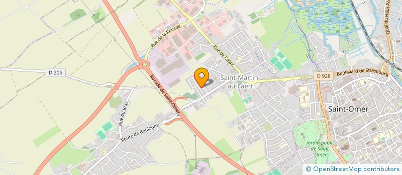 localisation de l'entreprise MONSIEUR RAPHAEL MARCOTTE  SAINT-MARTIN-LEZ-TATINGHEM