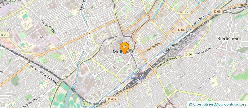 localisation de l'entreprise MONSIEUR RAPHAEL MARIANI  MULHOUSE