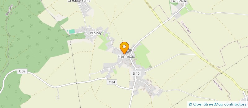 localisation de l'entreprise MONSIEUR RAPHAEL MARIE  HENNEZIS