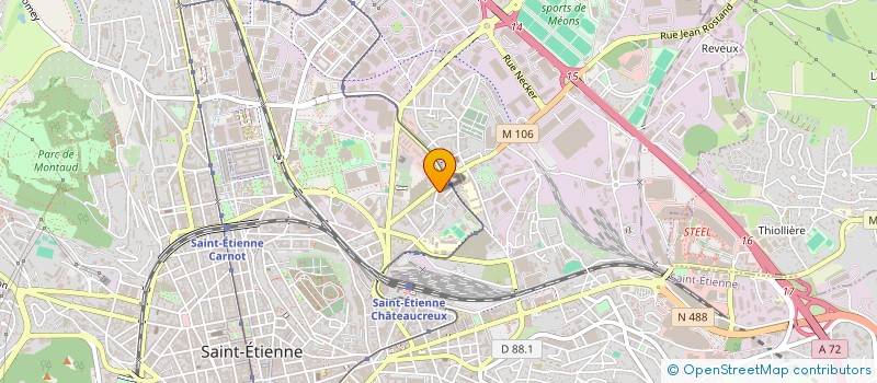 localisation de l'entreprise MONSIEUR RAPHAEL MARILLAS  SAINT-ETIENNE