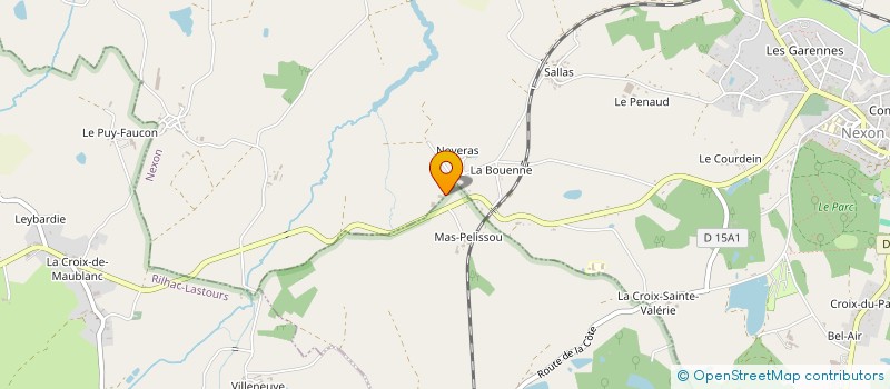 localisation de l'entreprise MONSIEUR RAPHAEL MARQUES CASTELAO FERRO  LA ROCHE L ABEILLE