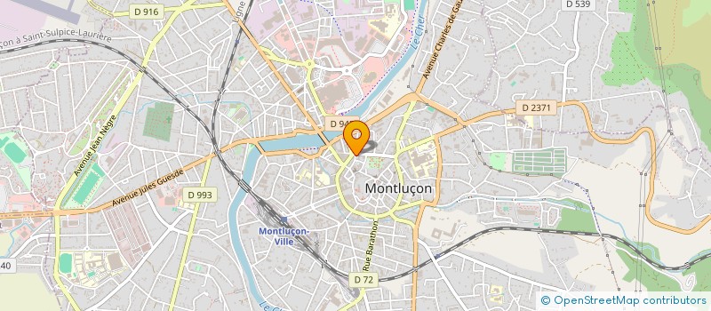 localisation de l'entreprise MONSIEUR RAPHAEL MARQUET à MONTLUCON