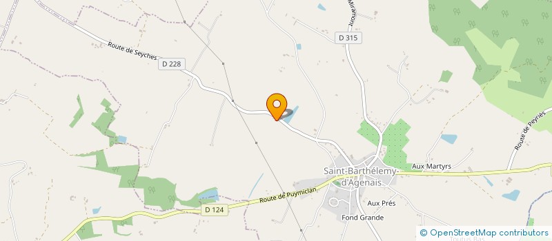 localisation de l'entreprise MONSIEUR RAPHAEL MARQUEZ  SAINT BARTHELEMY D AGENAIS