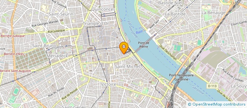 localisation de l'entreprise MONSIEUR RAPHAEL MARTEL  BORDEAUX