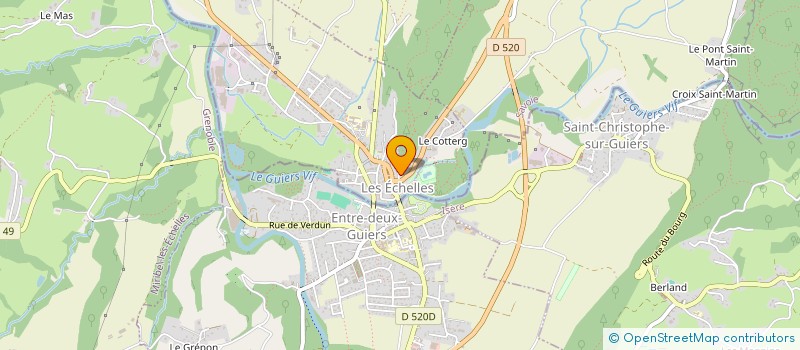 localisation de l'entreprise MONSIEUR RAPHAEL MARTIN  SAINT-PIERRE-DE-GENEBROZ