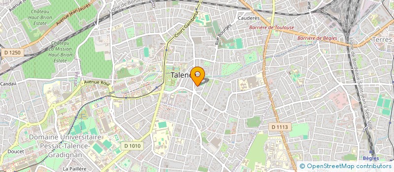 localisation de l'entreprise MONSIEUR RAPHAEL MARTINET  TALENCE