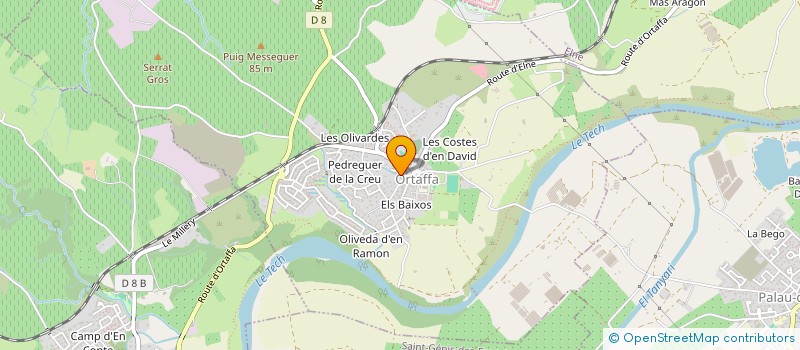 localisation de l'entreprise MONSIEUR RAPHAEL MARTINEZ à ORTAFFA