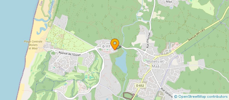 localisation de l'entreprise MONSIEUR RAPHAEL MARTINEZ  MOLIETS-ET-MAA