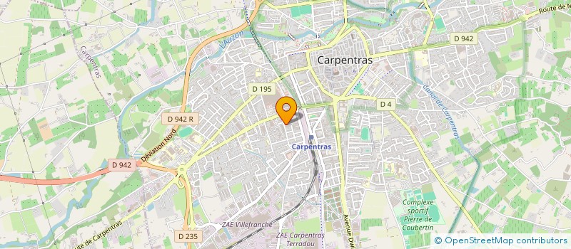 localisation de l'entreprise MONSIEUR RAPHAEL MARUCCO  CARPENTRAS