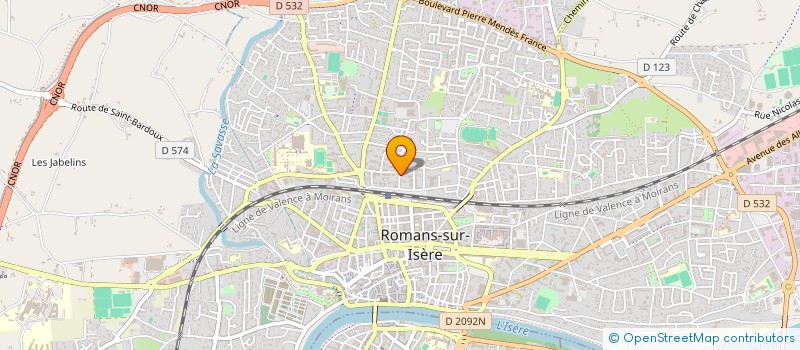 localisation de l'entreprise MONSIEUR RAPHAEL MARZA  ROMANS-SUR-ISERE