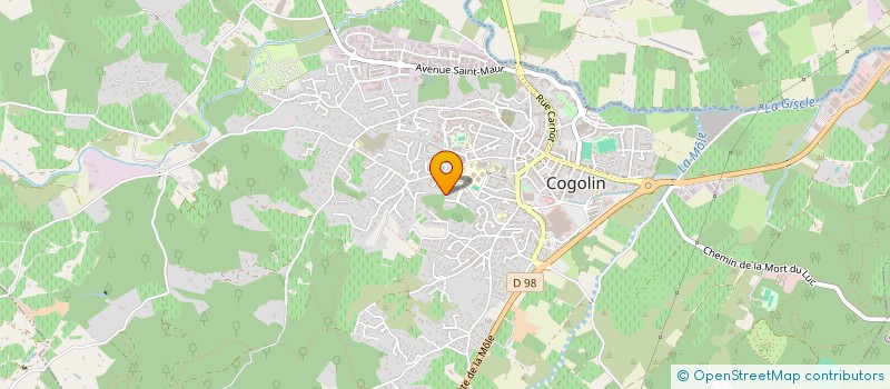 localisation de l'entreprise MONSIEUR RAPHAEL MASIA  COGOLIN