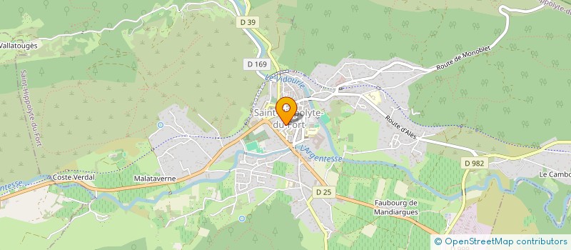 localisation de l'entreprise MONSIEUR RAPHAEL MASSINON  SAINT-HIPPOLYTE-DU-FORT