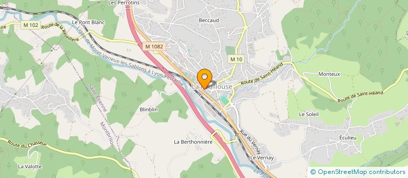 localisation de l'entreprise MONSIEUR RAPHAEL MATHEVET  LA FOUILLOUSE